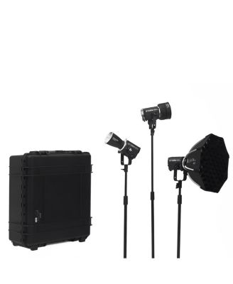 STORM 80c 80W Compact Point Source BLAIR-CG LED Video 3-Light Kit