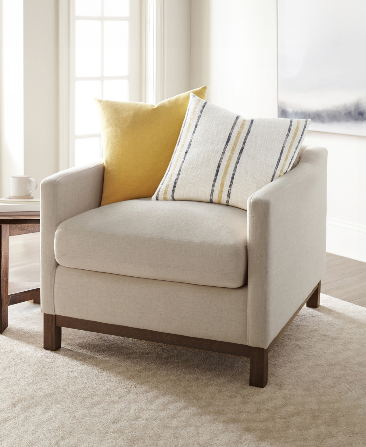 Ienjoy Home Yarn-dyed Patterns 2-pack Decor Pillows, 20" X 20" In Yellow