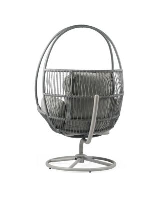 - Contemporary Reno Outdoor Wicker Swivel Lounge Chair
