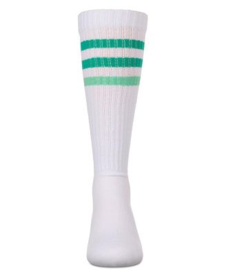 Little Girls TwoTone Varsity Stripe Knee High Socks