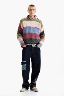 Men's Stitch knit sweater