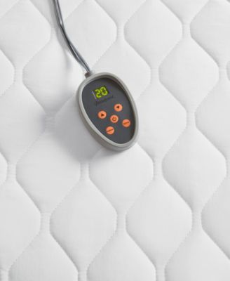 Deep Pocket Electric Cotton Top Mattress Pad, Twin