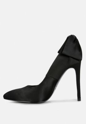 HORNET Satin Stiletto Pumps