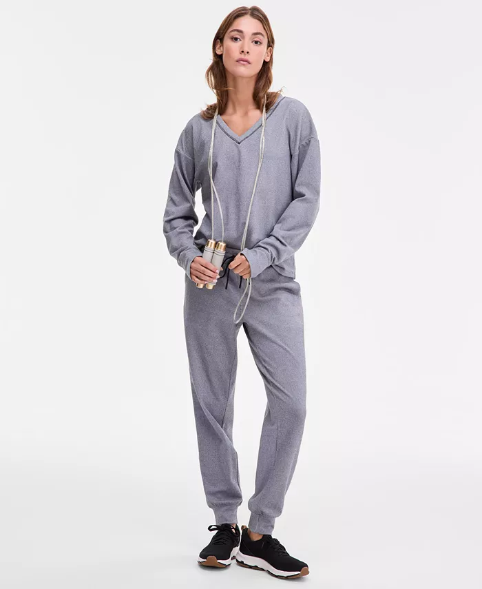 Women's Brushed Rib Jogger Pants - thumbnail 10