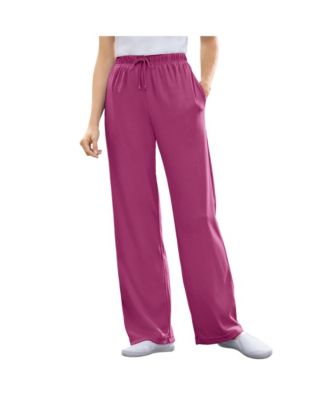 Plus Size Within Sport Knit Straight-Leg Pull-On Pants