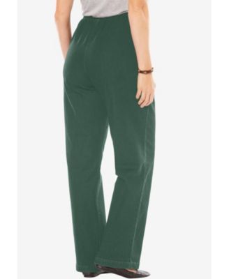 Women's Within Fineline Stretch Denim Wide-Leg Pull-On Jeans