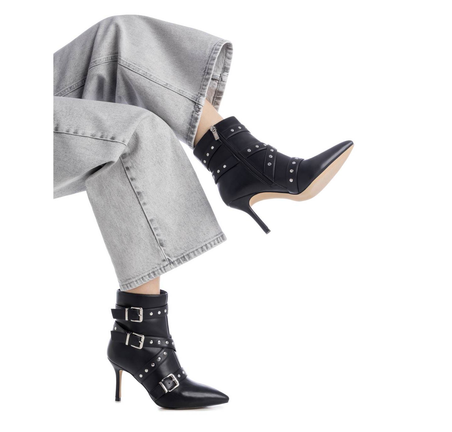 Женские ботинки XTI Stiletto Booties, цвет: Чёрный — фото 4
