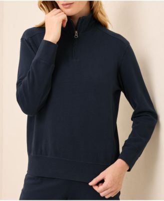 Men's Organic Cotton Roam Travel Quarter Zip