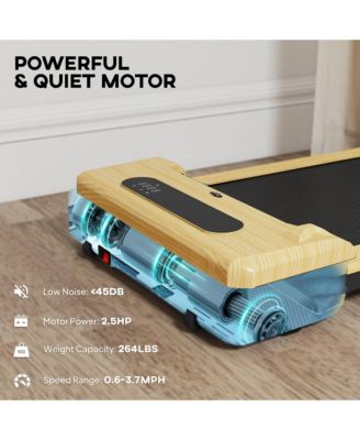 Walking Pad Under Desk Treadmill with Remote Control, Wheels