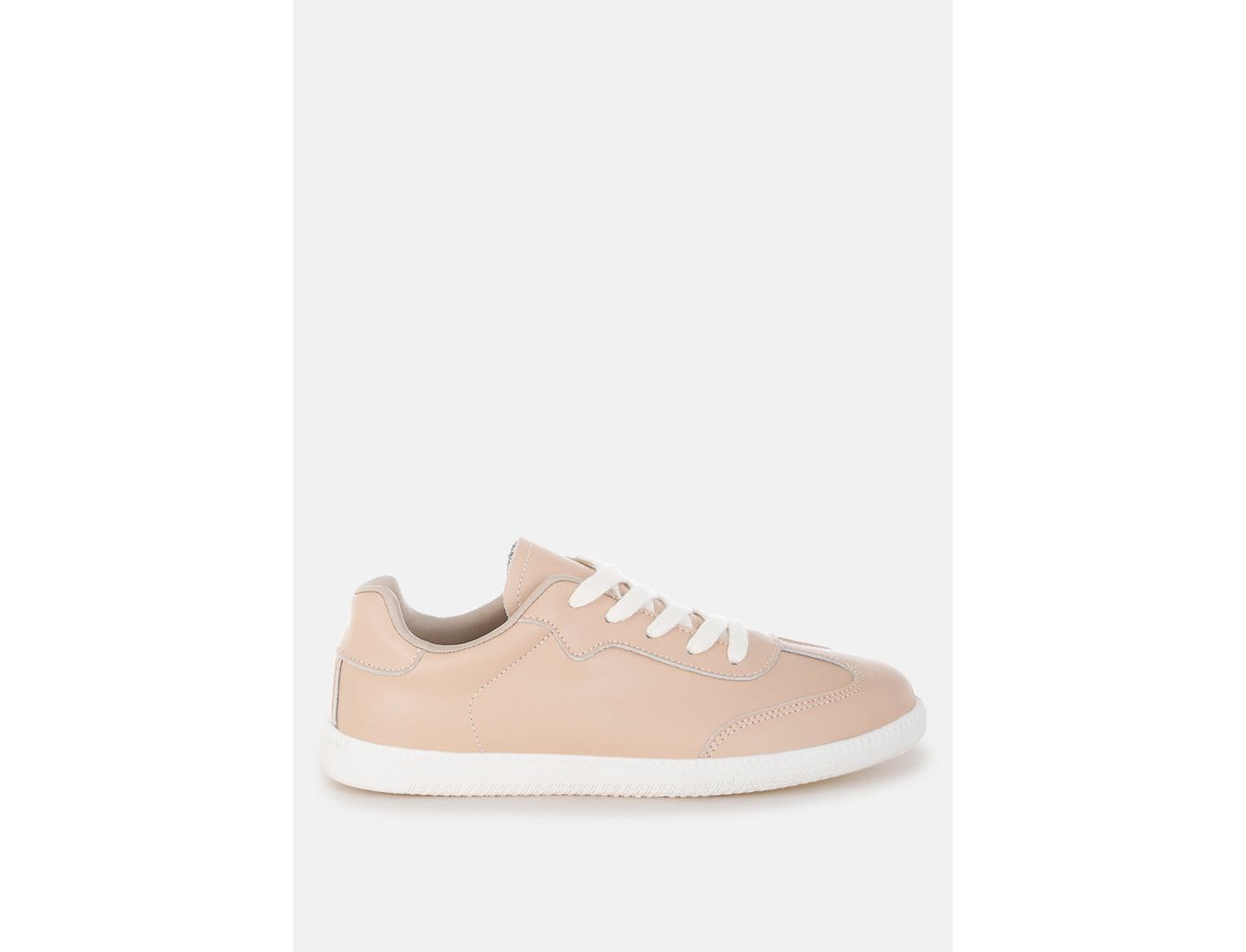 Женские кроссовки Rag & Co Bostonia Real Leather Casual, цвет: Бежевый кожаный — фото 4