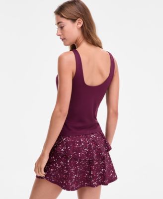 Women's Studio Sleeveless V-Neck Top, Exclusively at Macy's