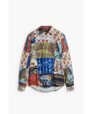 Men's Patch-effect carp shirt