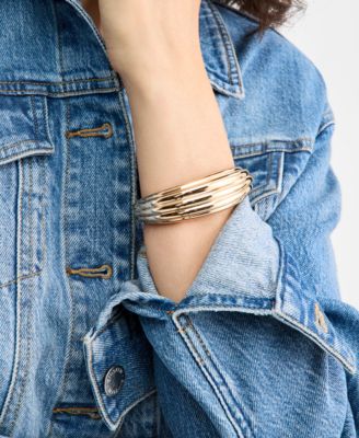 Textured Bangle Bracelet, Macy's Exclusive