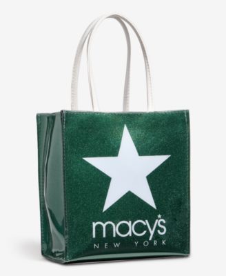 Dani Accessories Logo Forest Green Shoulder Tote, Macy's Exclusive