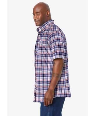 Big & Tall Short Sleeve Wrinkle-Free Sport Shirt