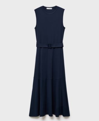 mango belt midi dress Rm Richards Women's Fit & Flare Shirt Dress - Mango