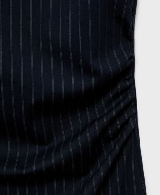 Women's Short Pinstripe Dress