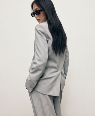Women's Pinstripe Suit Jacket