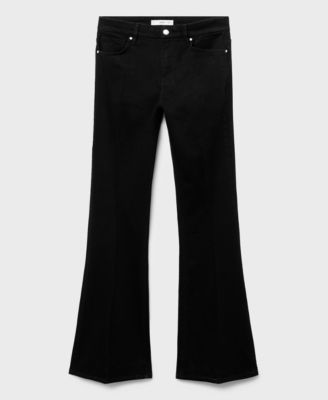 Women's Violet Flared High-Rise Jeans