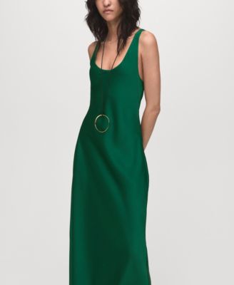 Women's Long Satin Dress