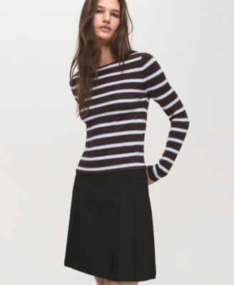 Women's Pleated Mini-Skirt