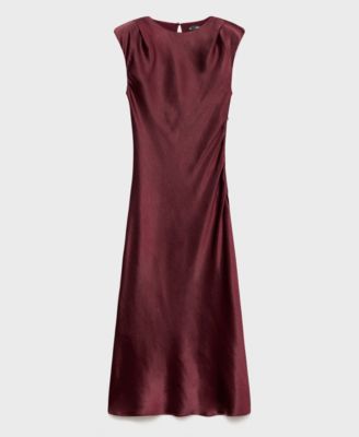 Women's Fitted Satin Dress