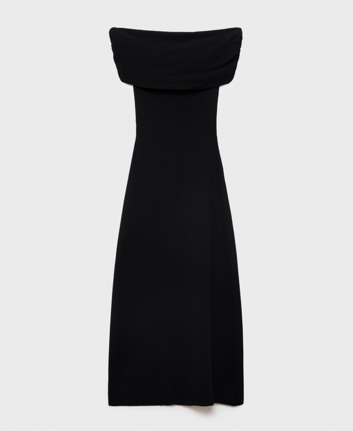 Mango Robe Bustier Maille Noir - Femme - L -  In Black