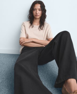 Women's Wide Leg Mid-Rise Jeans