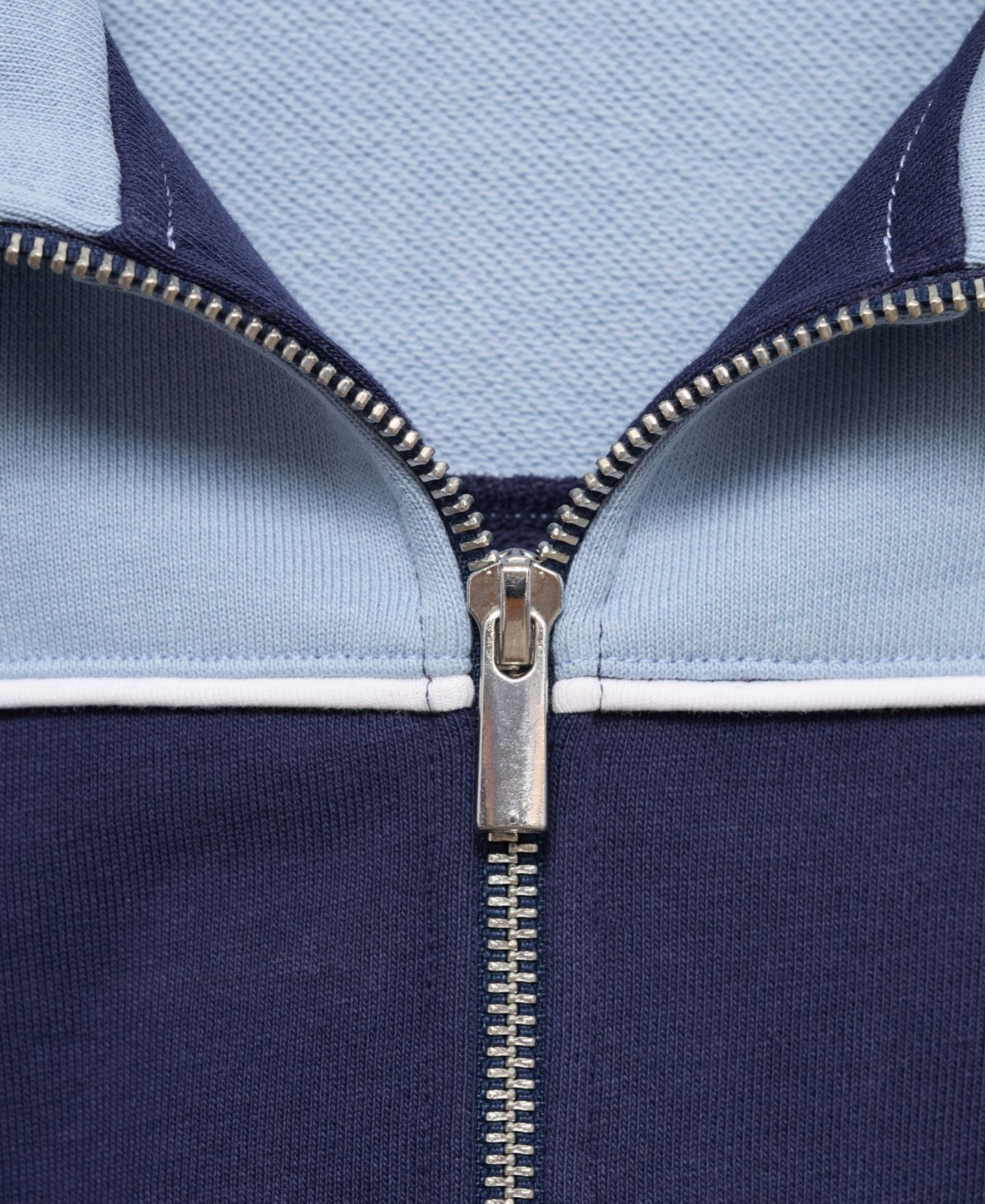 Женская куртка Mango Two-Tone Fitted, цвет: Синий — фото 3