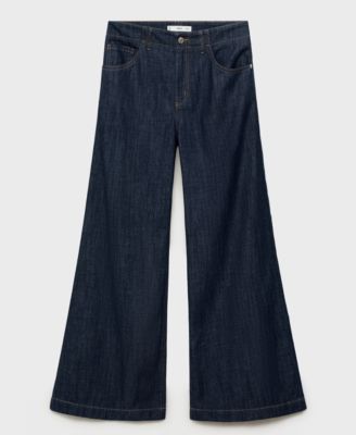 Women's Wide Leg Mid-Rise Jeans