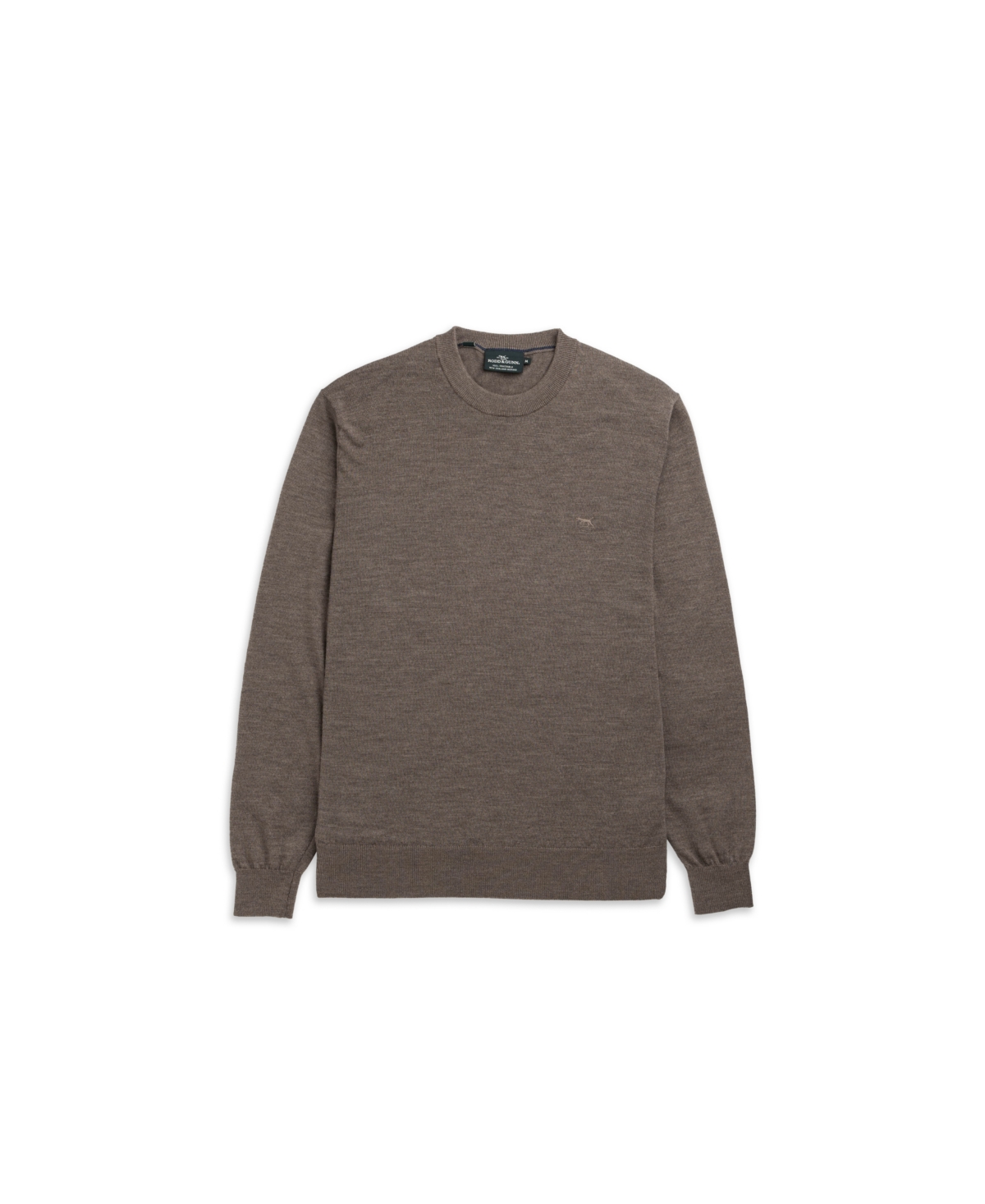 Rodd & Gunn York Bay Merino Wool Sweater In Brown