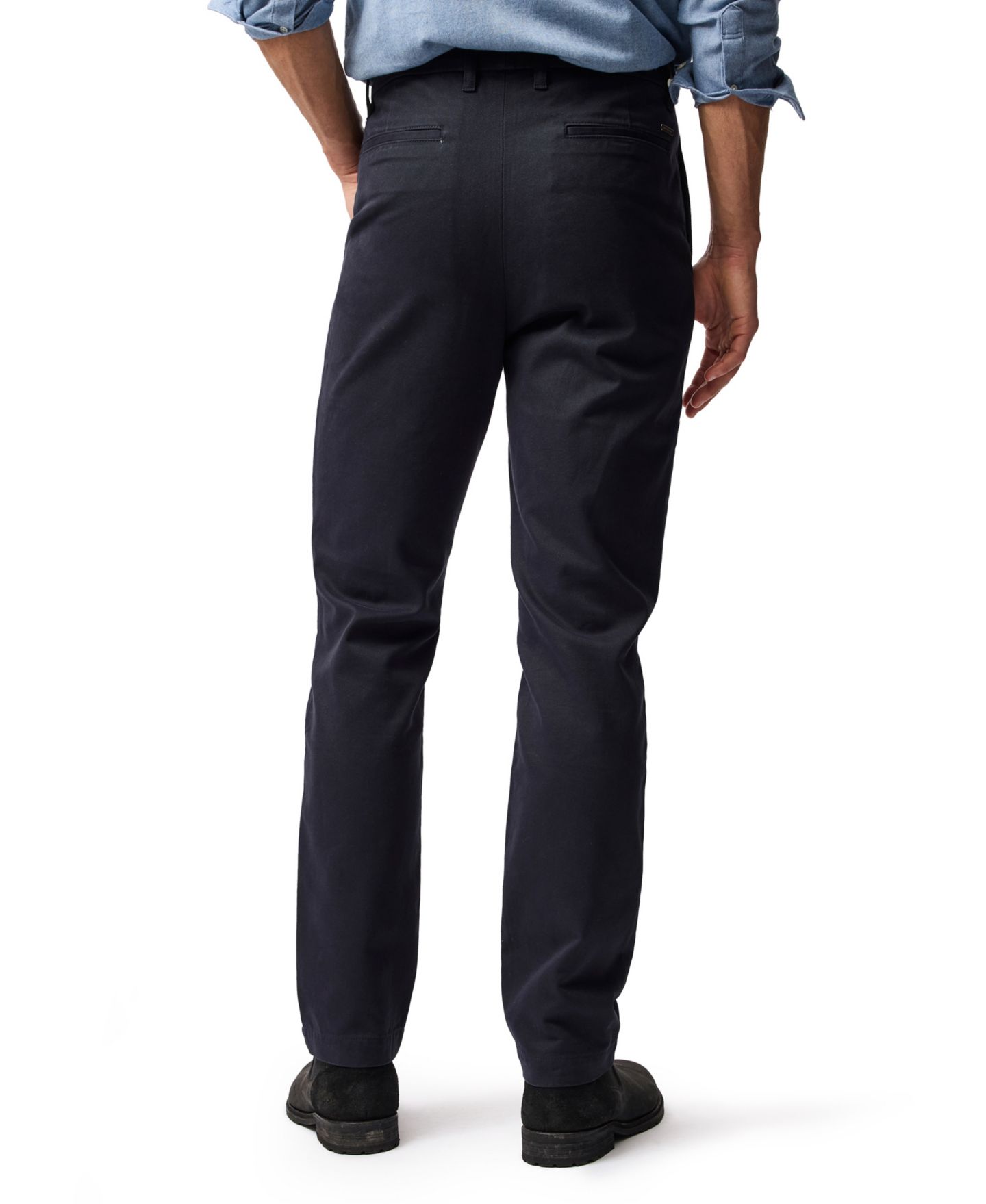 Мужские брюки Rodd & Gunn Fielding Relaxed Fit Taper, цвет: Тёмно-синий — фото 4
