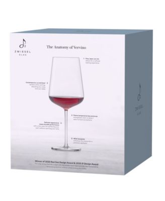 Vervino Cabernet/Bordeaux Glasses, Set of 4