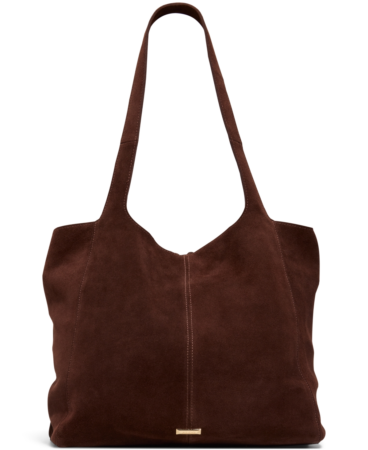 Aldo Arrow Mini Hobo Bag In Brown