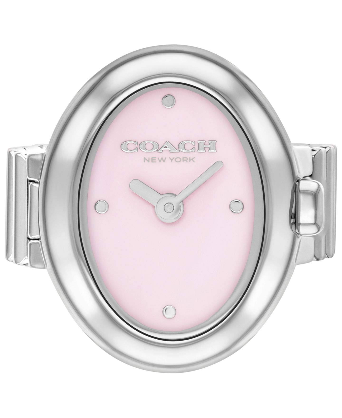 Женские часы Coach Sammy Silver Tone Stainless Steel Ring, 18mm — фото 1
