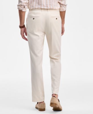 Men's Flat-Front Straight-Fit Dress Pants, Macy's Exclusive