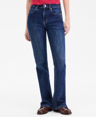 Women's Double Knot High-Rise Straight-Leg Jeans
