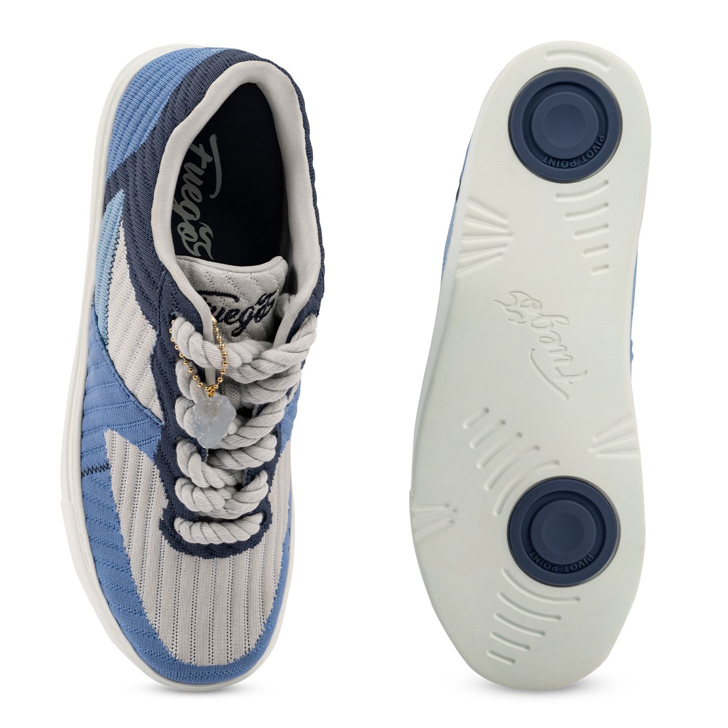 Женские кроссовки Fuego Blue Jade Low-top, цвет: Синий нефритовый — фото 9