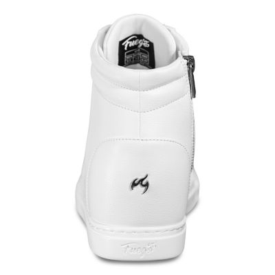 Women's White Wedge Sneaker