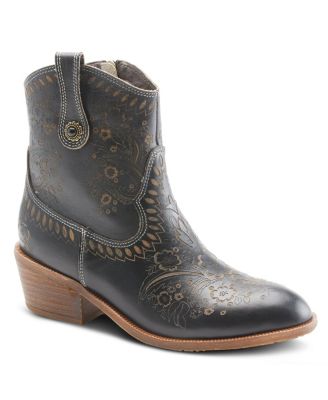 Spring Step Galop Women's Booties with Side Zipper