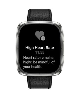 Active 2 (Square) Smart Watch with Sapphire Glass, Heart Rate Tracking & 10-Day Battery – Black Leather