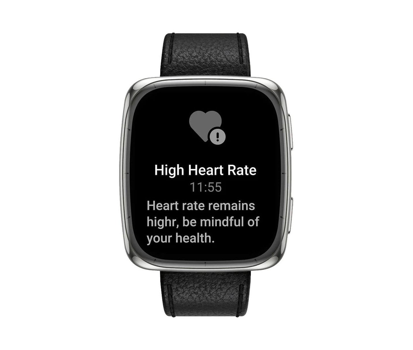 Часы Amazfit Active 2 (Square) Smart Watch with Sapphire Glass, Heart Rate Tracking & 10-Day Battery – Black Leather, цвет: Чёрный — фото 9