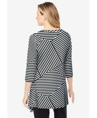 Plus Size Swing Hem Tunic