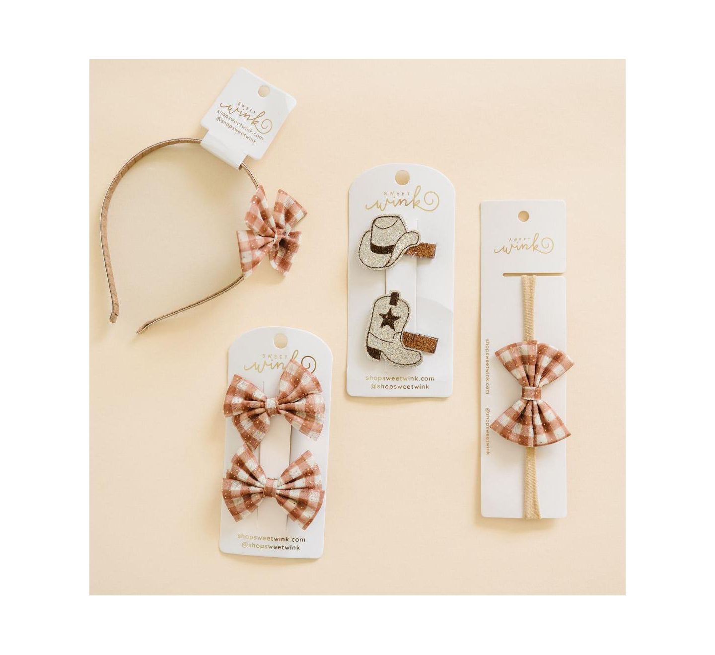 Аксессуары для волос Sweet Wink Child Cowgirl Cutie Clip Set для девочек, цвет: Разноцветный — фото 5