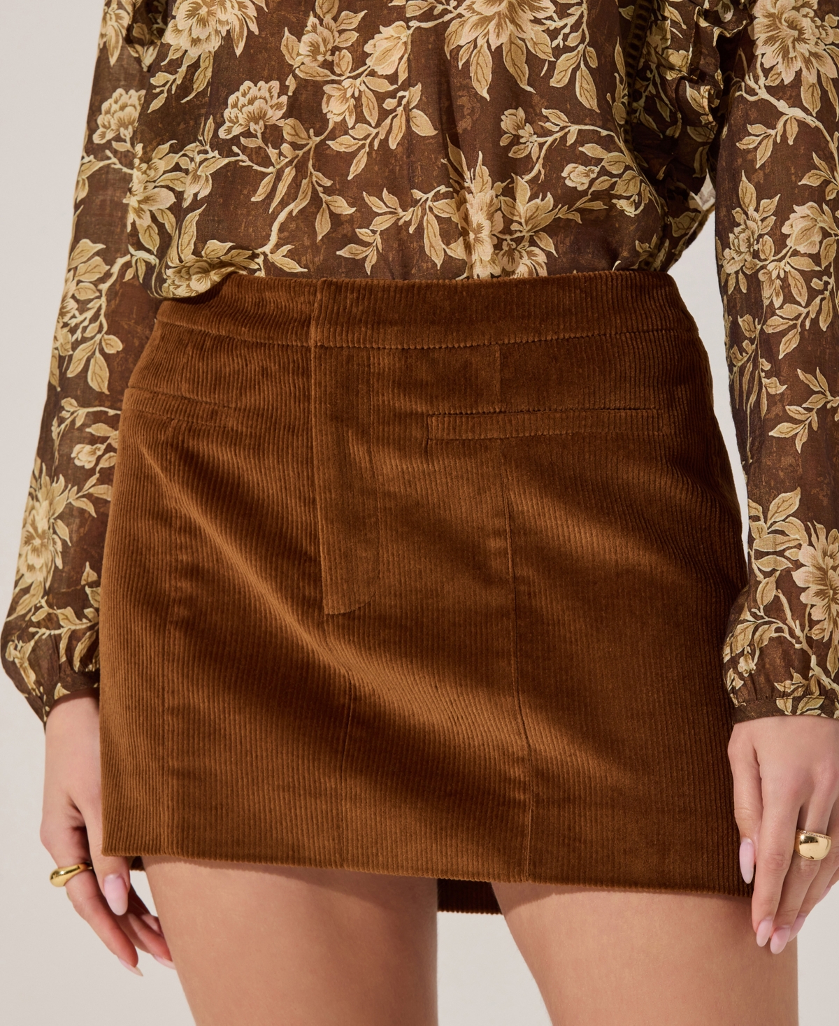 Astr the Label Women's A-line Mini Skirt