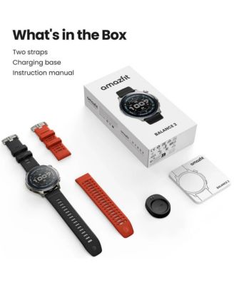 Balance 2 Smart Watch with Sapphire Glass, Multisport Training & 21-Day Battery – Black