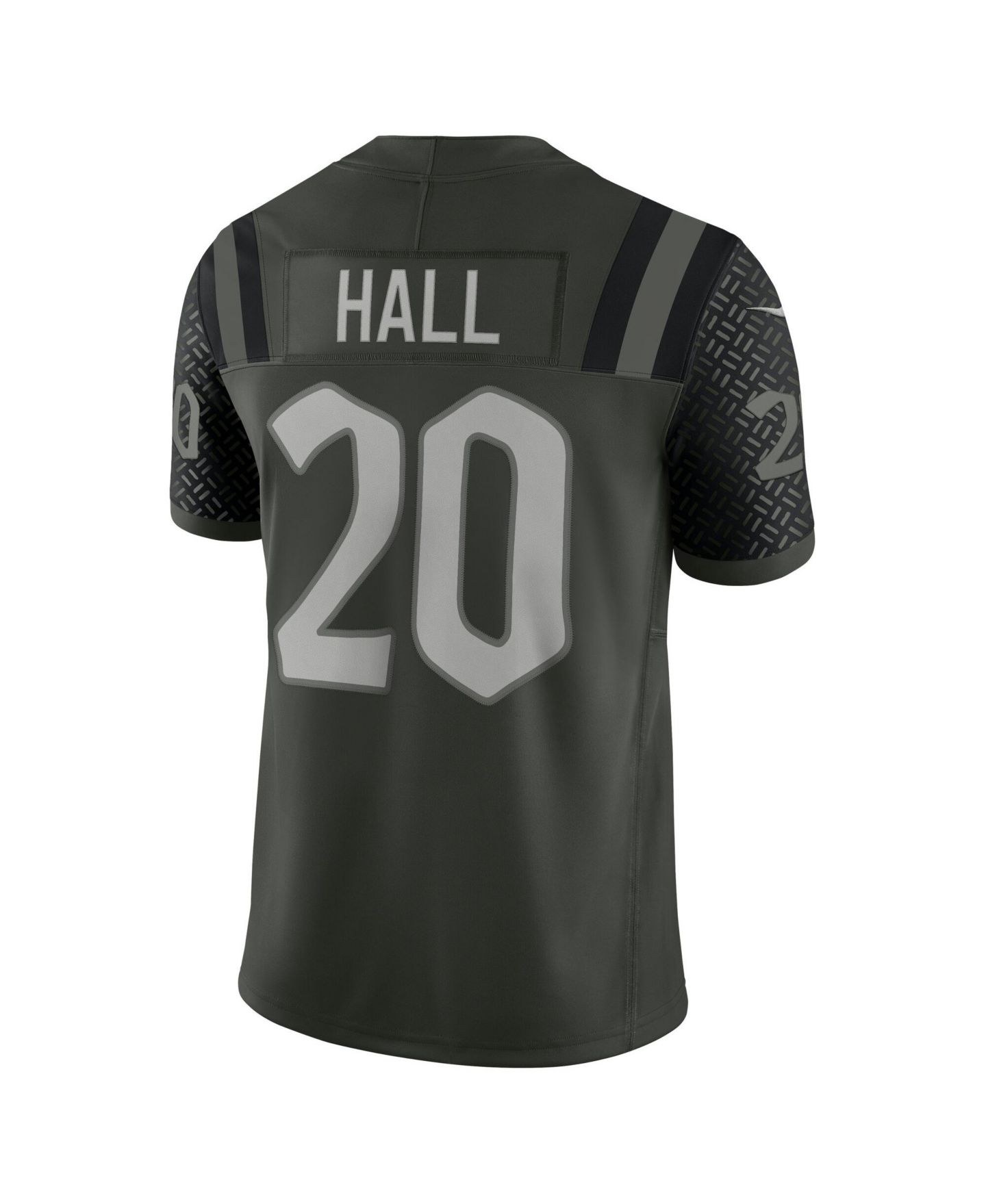 Мужской топ Nike Breece Hall Green New York Jets NFL Rivalry Limited Jersey — фото 2