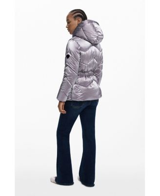 Women's Metallic quilted coat