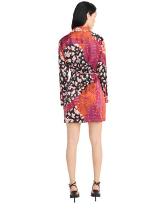 Women's Tie Front Mini Dress