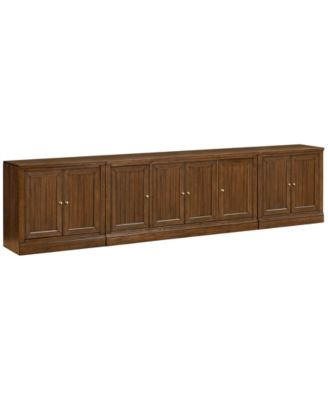 Amren 65" Wood 2 Door Console with 2 Door Hutches and 2 Door Bases